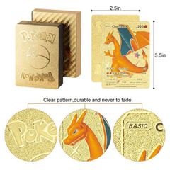 Bộ 55 lá bài Pokemon ép kẽm
