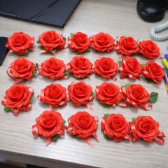 Hoa hồng cài áo ngày cưới dành cho đoàn đưa rước dâu