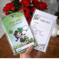 Thiệp mời sinh nhật phong cách dễ thương