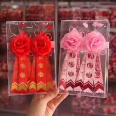 Hoa chủ hôn cài áo dành cho cha mẹ hai bên