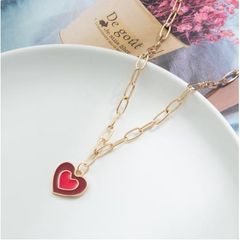 Dây chuyền trái tim bảy sắc cầu vồng