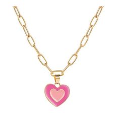 Dây chuyền trái tim bảy sắc cầu vồng