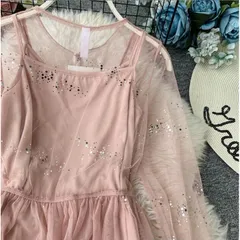 Đầm Ulzzang công chúa đính kim tuyến