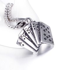 Dây chuyền 5 thẻ bài thời trang dành cho nam