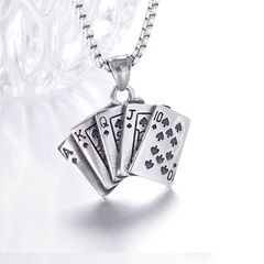 Dây chuyền 5 thẻ bài thời trang dành cho nam
