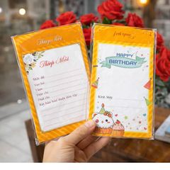 Bộ 10 thiệp mời sinh nhật
