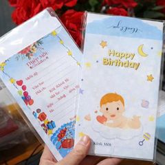 Bộ 10 thiệp mời sinh nhật
