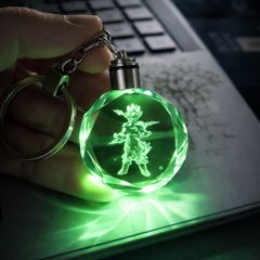 [SIÊU PHẨM ANIME] Móc Khóa Pha Lê Khắc 3D Laser Cao Cấp – Đẳng Cấp Fan Cứng!