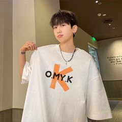 Áo Thun Nữ, Áo Phông Nam Nữ Unisex Tay Lỡ ICETEE Mã i14 OK MY K Ngầu,Chất Cotton Form Rộng Phong Cách Ulzzang