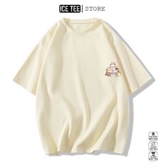 Áo Thun Nữ, Áo Phông Nam Nữ Unisex Tay Lỡ ICETEE Mã i43 Hình in Cún Cưng Cute Chất Cotton Form Rộng Phong Cách Ulzzang