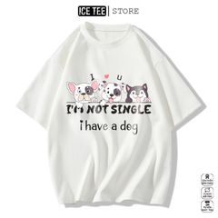 Áo Thun Nữ, Áo Phông Nam Nữ Unisex Tay Lỡ ICETEE Mã i55 Hình in Cún con Cute Chất Cotton Form Rộng Phong Cách Ulzzang