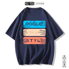 Áo Thun Nữ, Áo Phông Nam Nữ Unisex Tay Lỡ ICETEE Mã i36 Hình in Rouge Style Chất Cotton Form Rộng Phong Cách Ulzzang