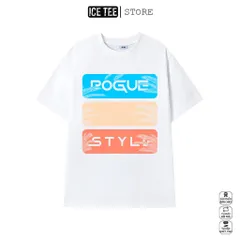 Áo Thun Nữ, Áo Phông Nam Nữ Unisex Tay Lỡ ICETEE Mã i36 Hình in Rouge Style Chất Cotton Form Rộng Phong Cách Ulzzang