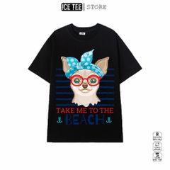 Áo thun ICETEE i08, Áo Phông, Áo Unisex, 100% Cotton, Tay Lỡ Form Oversize
