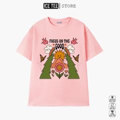 Áo Thun Nữ, Áo Phông Nam Nữ Unisex Tay Lỡ ICETEE Mã i22 Hình in mùa hè Cute Chất Cotton Form Rộng Phong Cách Ulzzang