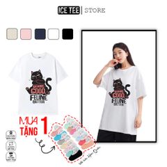 Áo thun ICETEE i60 Áo Phông, Áo Unisex, 100% Cotton, Tay Lỡ Form Oversize