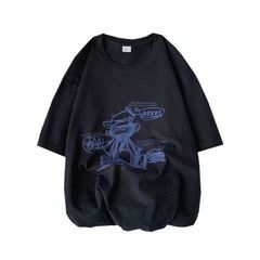 Áo Thun Nữ, Áo Phông Nam Nữ Unisex Tay Lỡ ICETEE Mã i59 Hình in Hoa Ban Cute Chất Cotton Form Rộng Phong Cách Ulzzang