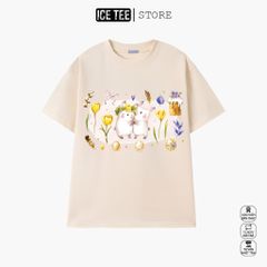 Áo Thun Nữ, Áo Phông Nam Nữ Unisex Tay Lỡ ICETEE Mã i13 Hình in Pikachu Cute Chất Cotton Form Rộng Phong Cách Ulzzang
