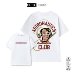 Áo Thun Nữ, Áo Phông Nam Nữ Unisex Tay Lỡ ICETEE Mã i21 Hình in 2 mặt Cute Chất Cotton Form Rộng Phong Cách Ulzzang