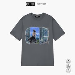 Áo Thun Nữ, Áo Phông Nam Nữ Unisex Tay Lỡ ICETEE Mã i18 Hình in Cute Chất Cotton Form Rộng Phong Cách Ulzzang