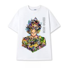 Áo thun Songoku Premium oversize ICETEE cotton 100% 2 chiều thoáng mát nam nữ