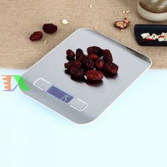 Cân Điện Tử Nhà Bếp 5kg Mặt Nhôm Cao Cấp 