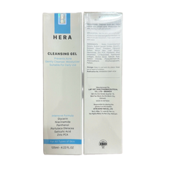 Gel Rửa Mặt Hera 125ml - Làm Sạch Sâu, Ngăn Ngừa Mụn, Làm Mờ Vết Thâm, Phục Hồi Da Mịn Màng, Tươi Sáng