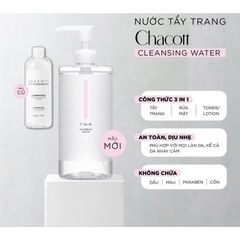 Nước Tẩy Trang Chacott Nhật Bản 500ml – Làm Sạch Dịu Nhẹ, Giữ Ẩm Tự Nhiên Cho Da