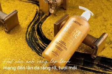 Sữa tắm Lacitic Bling bling vàng óng ánh , size đại hẳn 1 Lít