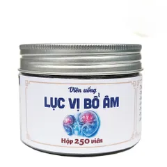 Lục Vị Bổ Âm - Túi 500 viên - Thận âm yếu, kinh nguyệt ít không đều, đau bụng kinh, đau lưng mỏi gối, nóng trong người