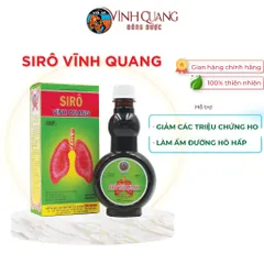 Siro Ho Vĩnh Quang - Ho Fito khàn tiếng, Giảm ho, ho có đờm, ho gió, ho khan, bổ phổi