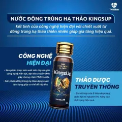 Nước ĐÔNG TRÙNG HẠ THẢO KingsUp Thái Minh hộp 4 lọ