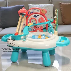 Đồ chơi bàn câu cá nam châm có nhạc xoay 360 độ rèn luyện tư duy cho bé, Thế giới đồ chơi 1104