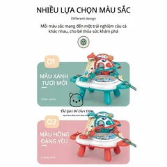 Đồ chơi bàn câu cá nam châm có nhạc xoay 360 độ rèn luyện tư duy cho bé, Thế giới đồ chơi 1104