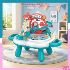 Đồ chơi bàn câu cá nam châm có nhạc xoay 360 độ rèn luyện tư duy cho bé, Thế giới đồ chơi 1104