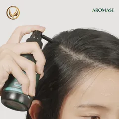 Xịt dưỡng tóc, làm dịu và giảm viêm da đầu AROMASE Herbal Cooling Scalp Care Spray 40ml - cho da dầu