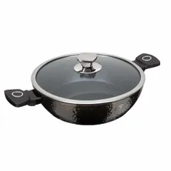 Nồi chảo 2 quai cầm có nắp Berlinger Haus BH/6577 28cm màu nâu đen – Primal Gloss Collection