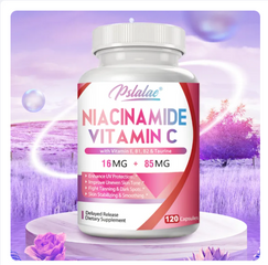 (60 viên) Bổ sung Niacinamide Vitamin C & E dưỡng trắng da, mờ vết thâm