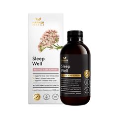 Siro ngủ ngon, hỗ trợ dễ ngủ và giúp ngủ sâu giấc Harker Herbals Sleep Well 200ml - Chính hãng New Zealand