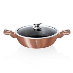 Nồi chảo có nắp 2 quai cầm Berlinger Haus BH/1519N 28cm - màu rose gold