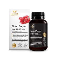 Viên uống cân bằng lượng đường trong máu Harker Herbals Blood Sugar Balance 90 viên