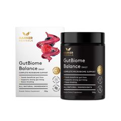 Bột cân bằng hệ vi sinh đường ruột 3 trong 1 Harker Herbals GutBiome Balance 130g