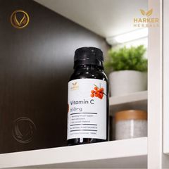 Siro bổ sung Vitamin C tăng đề kháng cho cả gia đình Harker Herbals Vitamin C 650mg Syrup 100ml