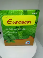 Eurosan Giảm ho, thông thoáng mủi họng, đau rát họng, khản tiếng, hắt hơi sổ mũi, cảm lạnh viên 100 ml