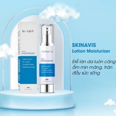 [HÀNG CÔNG TY] Lotion Dưỡng Ẩm Và Làm Dịu, Phục Hồi Da Skinavis Moisturizer Cho Da Thường, Hỗn Hợp, Da Dầu Mụn, Da Khô