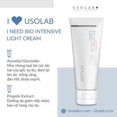 Kem Dưỡng Thể Usolab Bio Intensive Light Cream Kem Body Trắng Sáng Da Toàn Thân Kem Truyền Trắng Làm Dịu Da Chống Tăng
