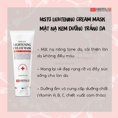 HÀNG CÔNG TY - Mặt Nạ Ủ Trắng HISTOLAB Lightening Cream Mask Dưỡng Trắng Sáng Da Dạng Kem Sinh Học 250g