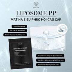 HÀNG NHẬP KHẨU - Mặt nạ Yuejin Liposome PP Mask Mặt nạ đen siêu phục hồi, cấp ẩm và tái sinh đa tầng cao cấp - 01 miếng