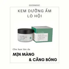 [HÀNG CÔNG TY] Kem Lô Hội Kem Dưỡng Cấp Ẩm Trắng Sáng Tái Tạo Da Chống Lão Hóa GoodnDoc Aloe Vera Hydra Soothing Cream