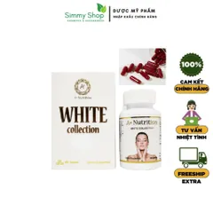 BẢO HÀNH 3 THÁNG - Viên Uống Trắng Da Giảm Sạm Nám Chống Lão Hoá WHITE Collection A+ Nutrition Hộp 60 Viên